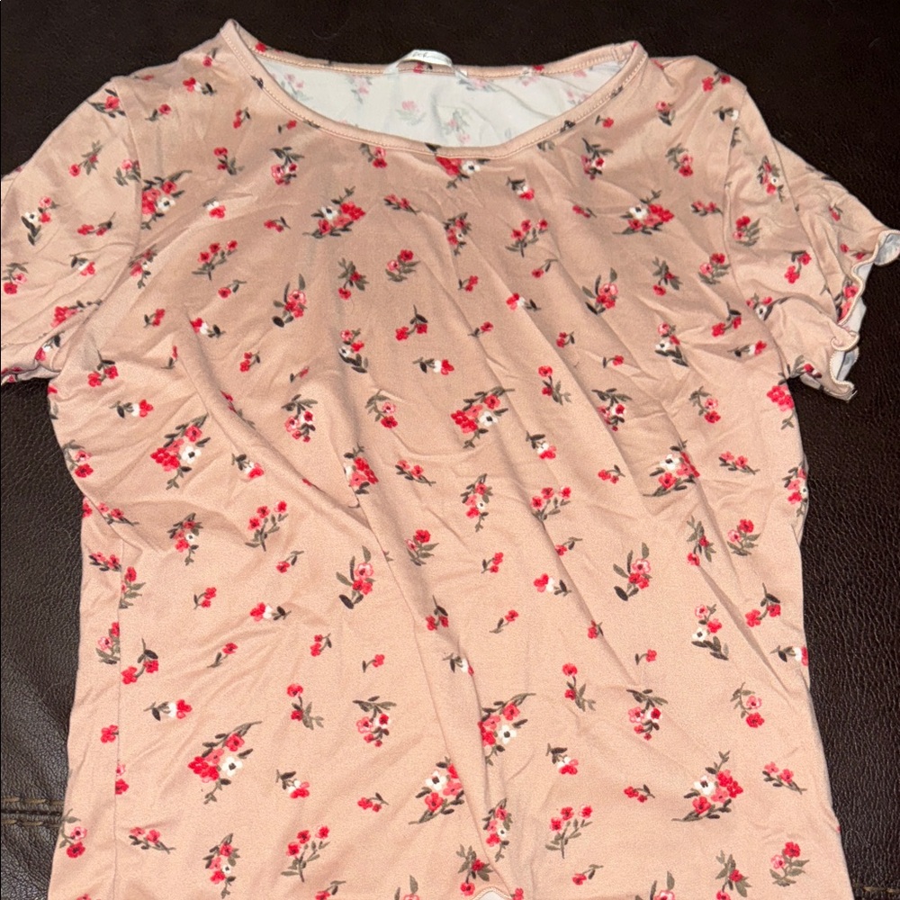 Floral Pink Women's Top